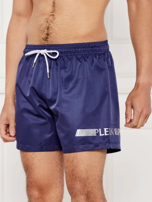 Plein Sport Szorty kąpielowe | Regular Fit granatowy