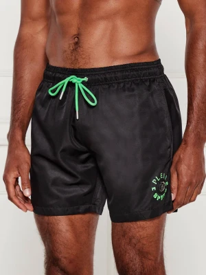 Plein Sport Szorty kąpielowe | Regular Fit czarny