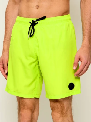 Plein Sport Szorty kąpielowe | Regular Fit limonkowy