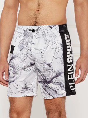 Plein Sport Szorty kąpielowe | Regular Fit biały