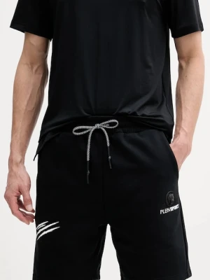 PLEIN SPORT szorty męskie kolor czarny SAEC MJT2473 STE001N