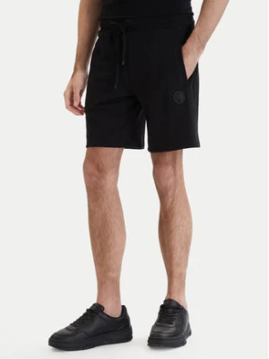 Plein Sport Szorty sportowe SAFC MJT2789 STE003N Czarny Regular Fit
