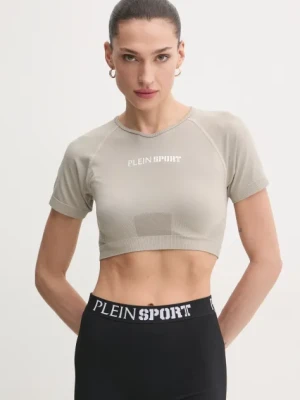 Zdjęcie produktu PLEIN SPORT t-shirt damski kolor beżowy SAEC WTK3566 STE003N