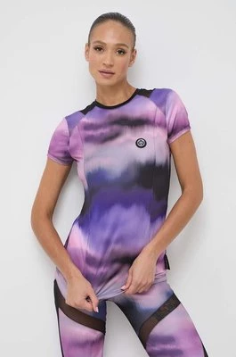 PLEIN SPORT t-shirt damski kolor fioletowy