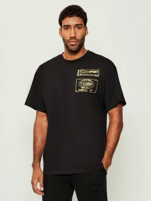 Plein Sport T-shirt Hyper Sport | Loose fit czarny