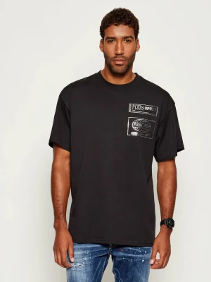 Plein Sport T-shirt Hyper Sport | Loose fit czarny