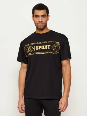 Plein Sport T-shirt Logo Lettering | Loose fit czarny