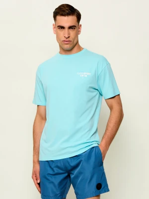 Plein Sport T-shirt | Regular Fit błękitny