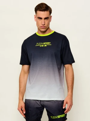 Plein Sport T-shirt | Regular Fit grafitowy