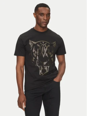 Plein Sport T-Shirt SAEC MTK8009 STE001N Czarny Regular Fit