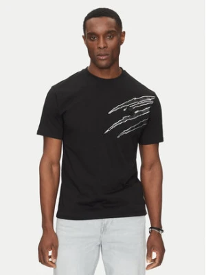 Plein Sport T-Shirt SAEC MTK8019 STE001N Czarny Regular Fit