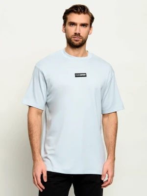 Plein Sport T-shirt Scratch | Regular Fit błękitny