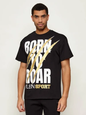Plein Sport T-shirt Scratch Scratch | Loose fit czarny