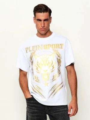 Plein Sport T-shirt Tiger Crest | Regular Fit biały