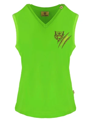 Plein Sport Top w kolorze zielonym rozmiar: L