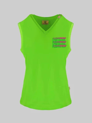 Plein Sport Top w kolorze zielonym rozmiar: M