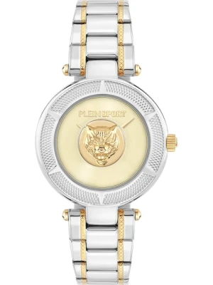 PLEIN SPORT zegarek damski kolor srebrny PSCEA0625