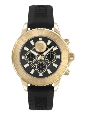 PLEIN SPORT zegarek Glam Chrono męski kolor czarny PSMEA0224