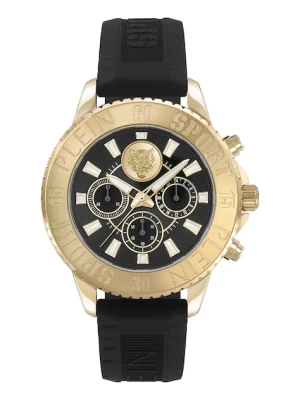 PLEIN SPORT zegarek Glam Chrono męski kolor czarny PSMEA0224