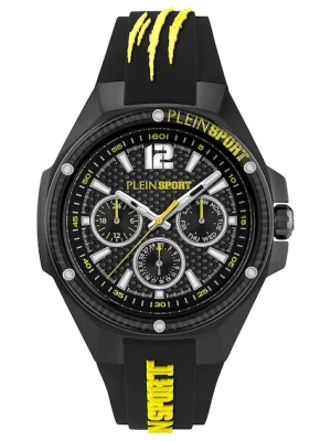 PLEIN SPORT zegarek męski kolor czarny PSLGA0125