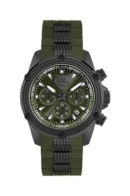 PLEIN SPORT zegarek męski kolor zielony