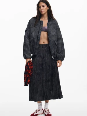Plisowana spódnica midi Desigual