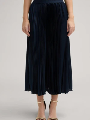 Plisowana spódnica Salma w granatowym kolorze Joop