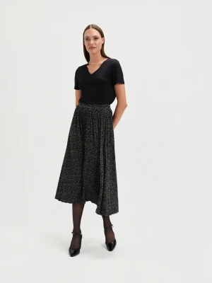 Plisowana spódnica w groszki Top Secret