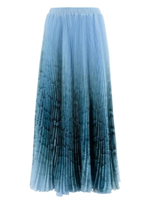 Plisowana spódnica z wzorem wężowym Ermanno Scervino