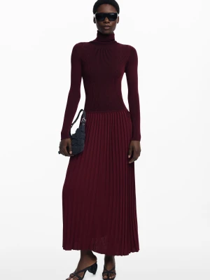 Plisowana sukienka maxi Desigual