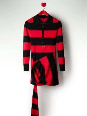 Sukienka polo z dzianiny Desigual