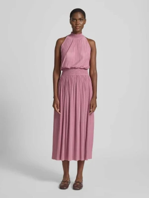 Plisowana sukienka z marszczonym detal model 'UMA' Samsøe Samsøe