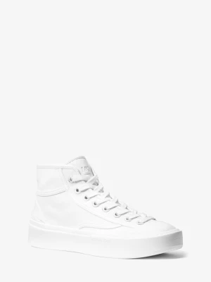 Płócienne sneakersy Jude za kostkę Michael Kors OPTYCZNA BIEL (Biały)