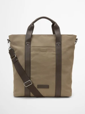 Płócienny shopper duży Marc O'Polo béžová