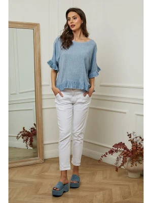 Plume Bluzka "Dress" w kolorze błękitnym rozmiar: M