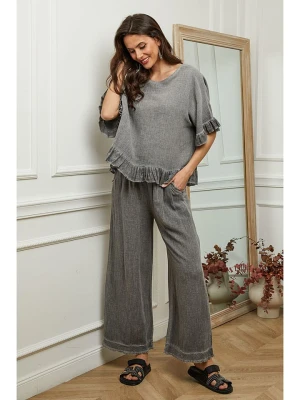Plume Bluzka "Dress" w kolorze szarym rozmiar: XL