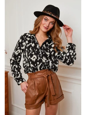 Plume Bluzka "Olivier" w kolorze czarno-białym rozmiar: S