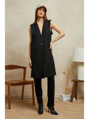 Plume Kamizelka "Pia" w kolorze czarnym rozmiar: S