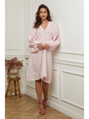 Plume Lniana sukienka "Rayms" w kolorze jasnoróżowym rozmiar: XL