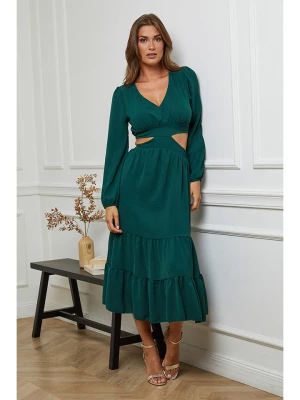 Plume Sukienka "Jema" w kolorze zielonym rozmiar: L