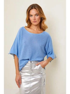 Plume Sweter "Fay" w kolorze błękitnym rozmiar: L