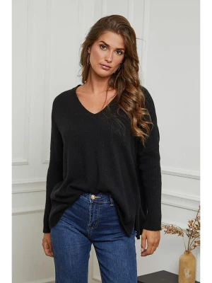 Plume Sweter "Ginette" w kolorze czarnym rozmiar: M