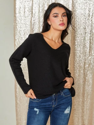 Plume Sweter "Jamina" w kolorze czarnym rozmiar: S