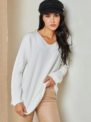 Plume Sweter "Jamina" w kolorze kremowym rozmiar: M