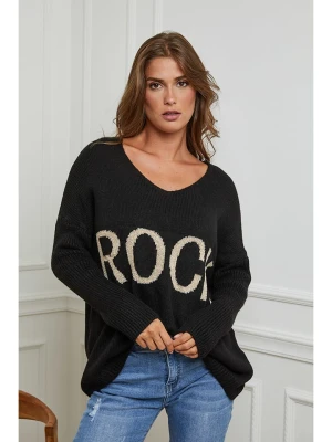 Plume Sweter "Odele" w kolorze czarnym rozmiar: M