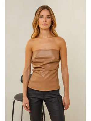Plume Top "Frans" w kolorze karmelowym rozmiar: M