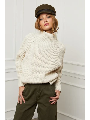 Plume Wełniany sweter "Baby" w kolorze beżowym rozmiar: L