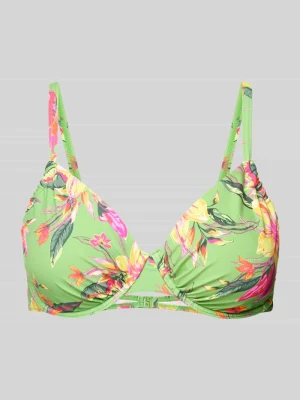 PLUS SIZE Bikini-Oberteil mit vorgef’mten Cups und Bügeln Lascana Jasnozielony