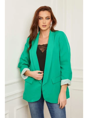Plus Size Company Blezer w kolorze zielonym rozmiar: 52