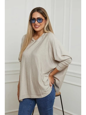 Plus Size Company Bluza "Caliss" w kolorze beżowym rozmiar: 50